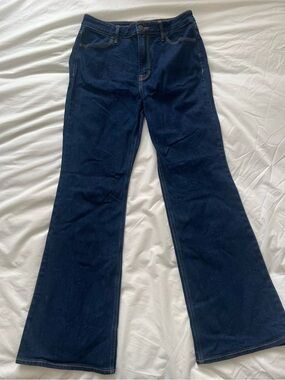 Old Navy Dark Blue Wow Flare Jeans Size 8 (NWOT)